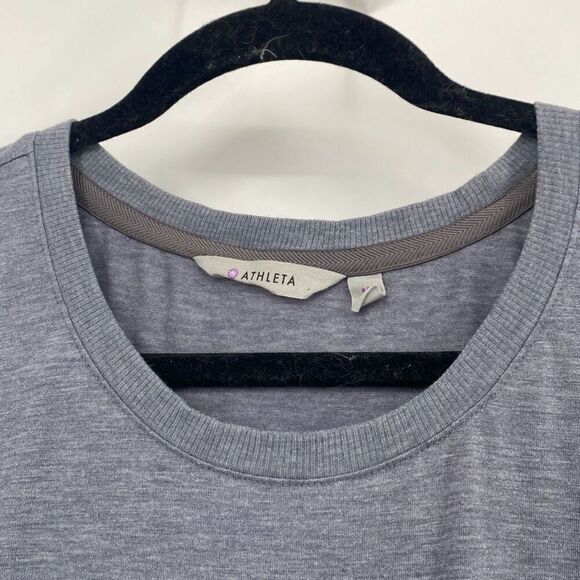 Athleta Topanga Stretch MIDI Dress Pullover Ruched Leisure Soft & Comfortable M - Picture 5 of 13